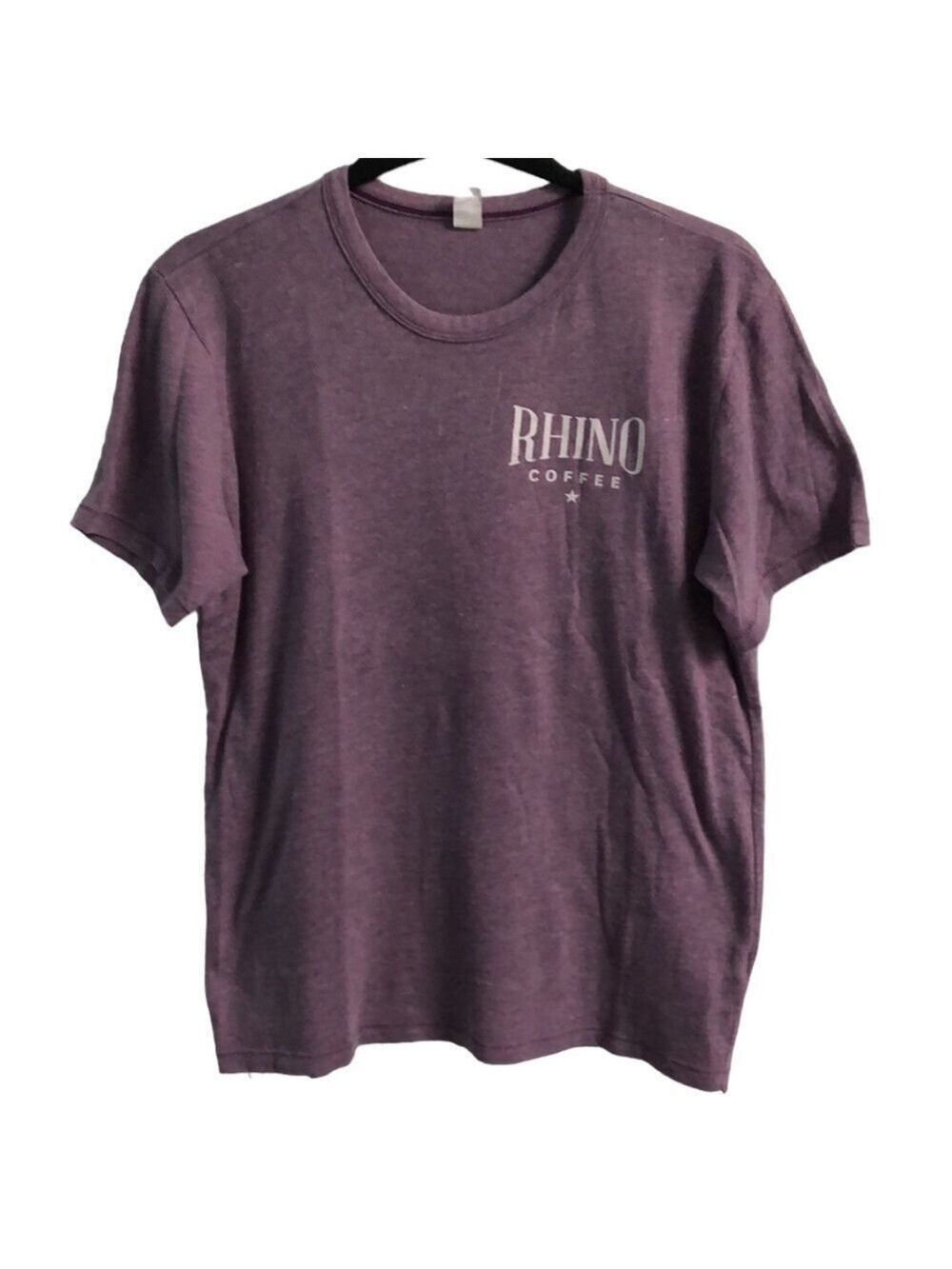Rhino Coffee Short Shirt Comfort Stretch Size Medium Unisex - Picture 11 of 12